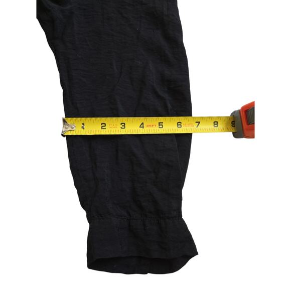 Womens Cut Loose Black Tunic Button-Up 3/4 Sleeve XL‎ Dress Pockets EUC - Picture 6 of 15